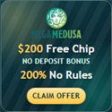 Mega Medusa Mega Medusa Casino bonus banner