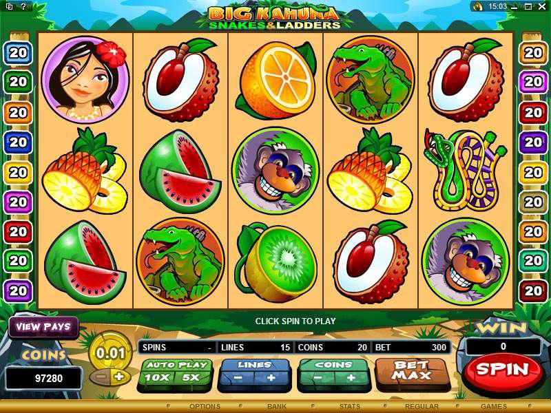 Big Kahuna- Snakes and Ladders Video Slot game review by Casino Crush ...