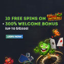 EddyBet - 10 Free No Deposit Spins + 300% deposit bonus up to 1500