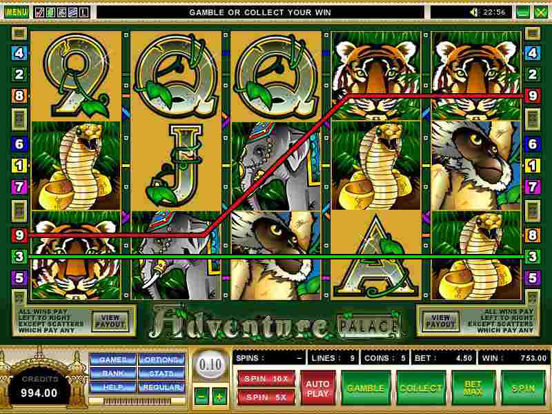 Winning screenshot for Adventure Palace