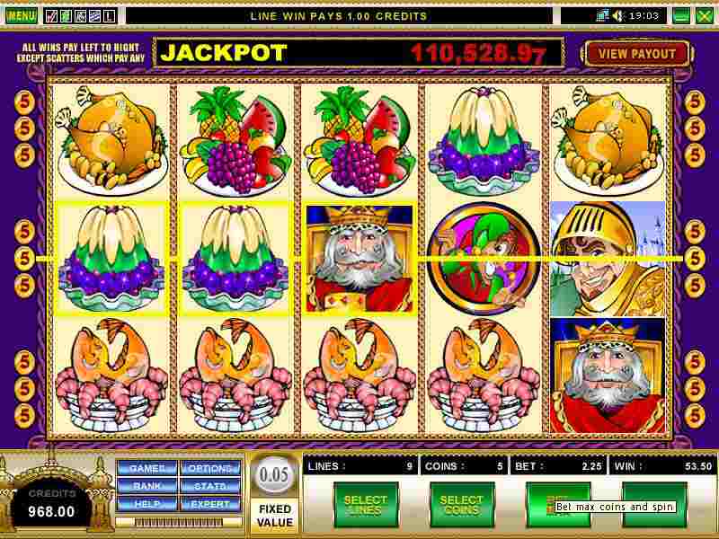 Winning screenshot for King CashAlot